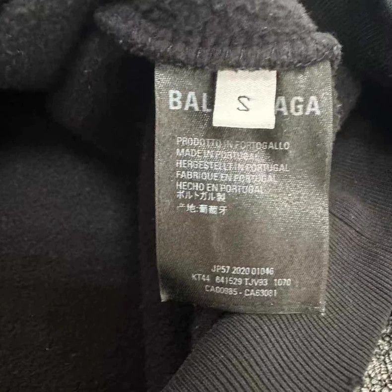 Balenciaga Balenciaga Runway Phantom Letter Hoodie Size US S / EU 44-46 / 1 - 5 Thumbnail