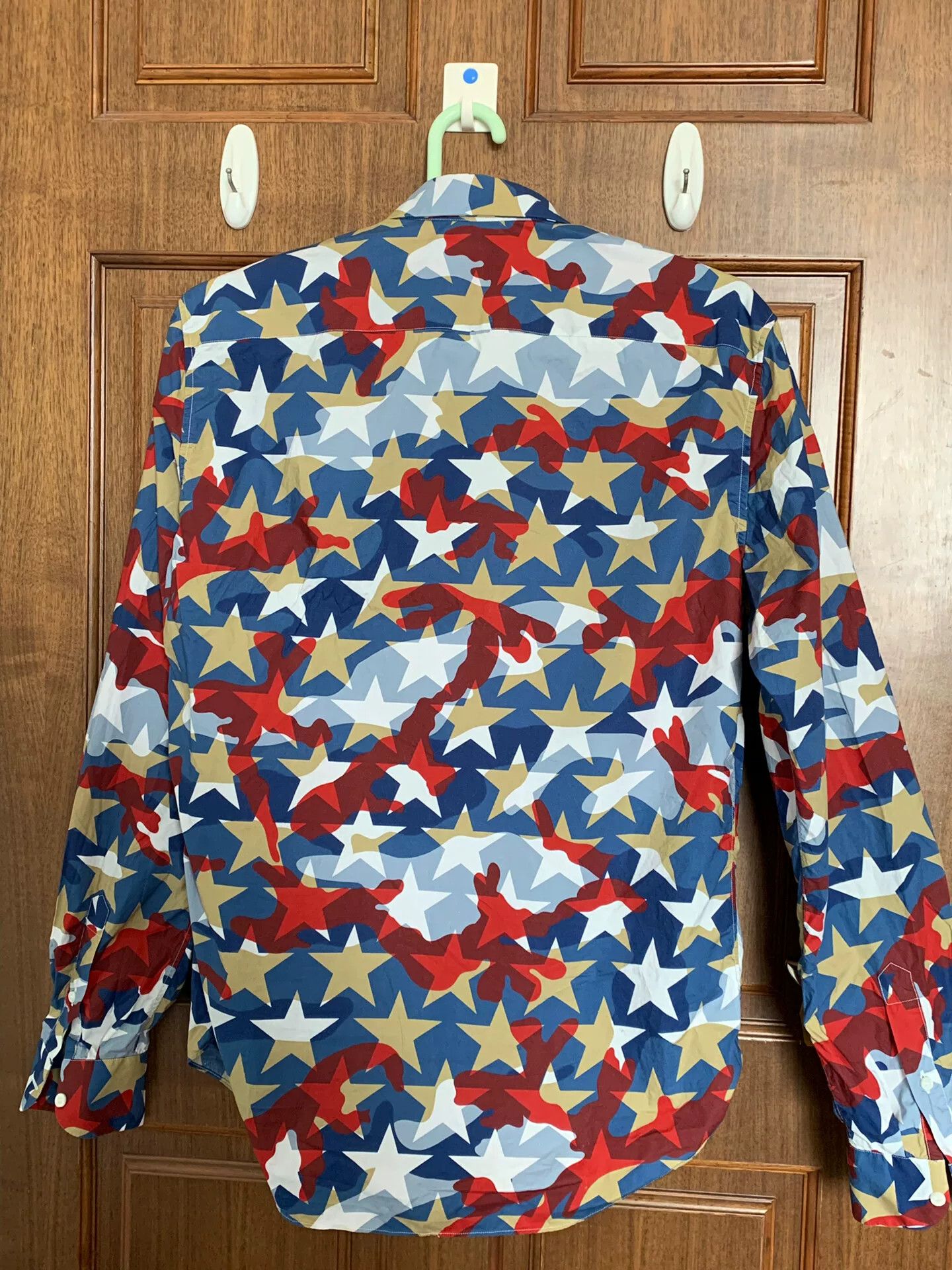 Valentino VALENTINO Runway Star Print Shirt Size US M / EU 48-50 / 2 - 2 Thumbnail