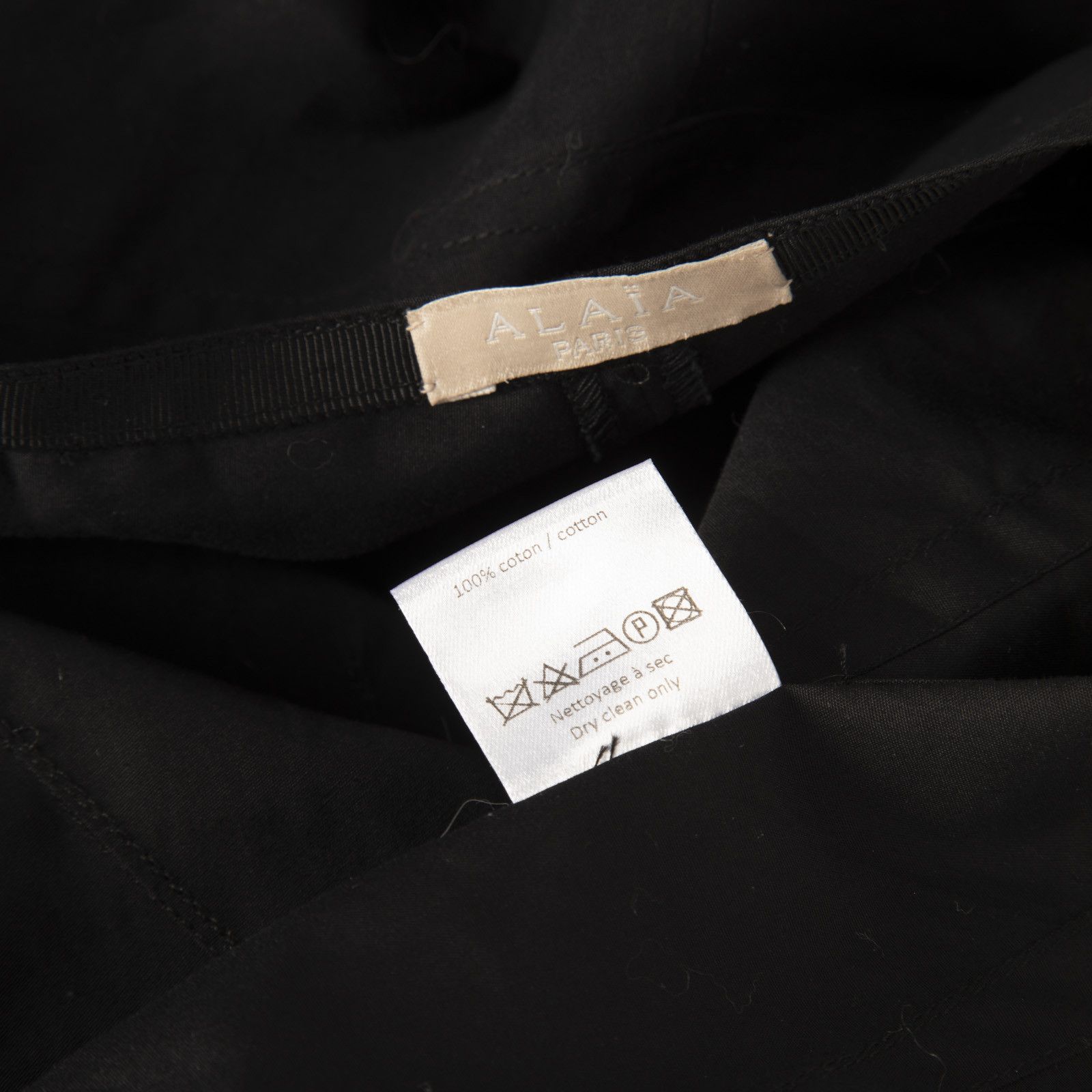 Alaia Black Flared Ruffle Skirt Size 28" / US 6 / IT 42 - 5 Thumbnail
