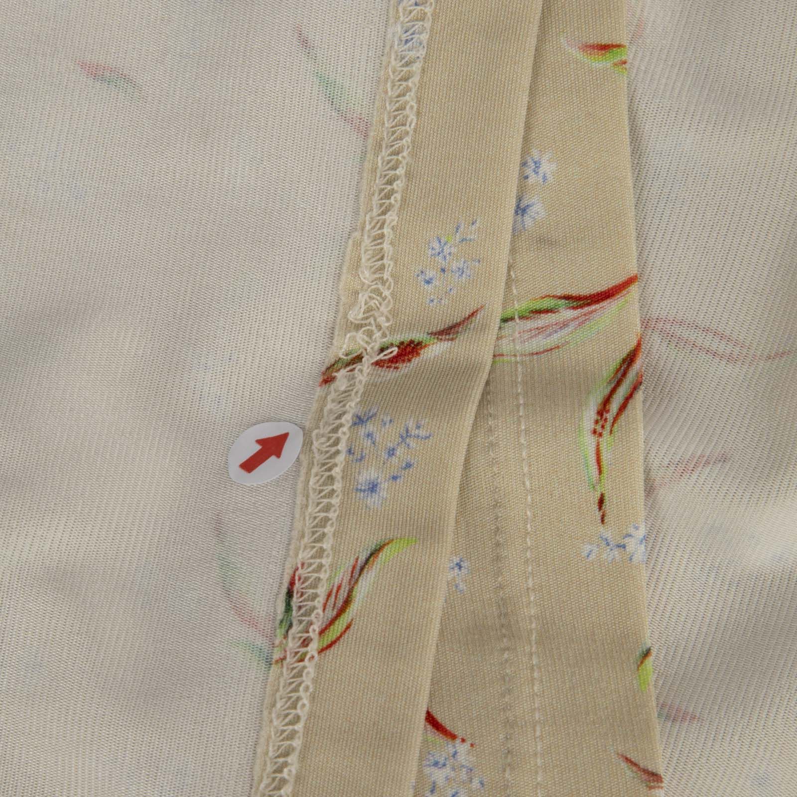 Paco Rabanne Floral Print Turtle Neck Top Size M / US 6-8 / IT 42-44 - 10 Thumbnail
