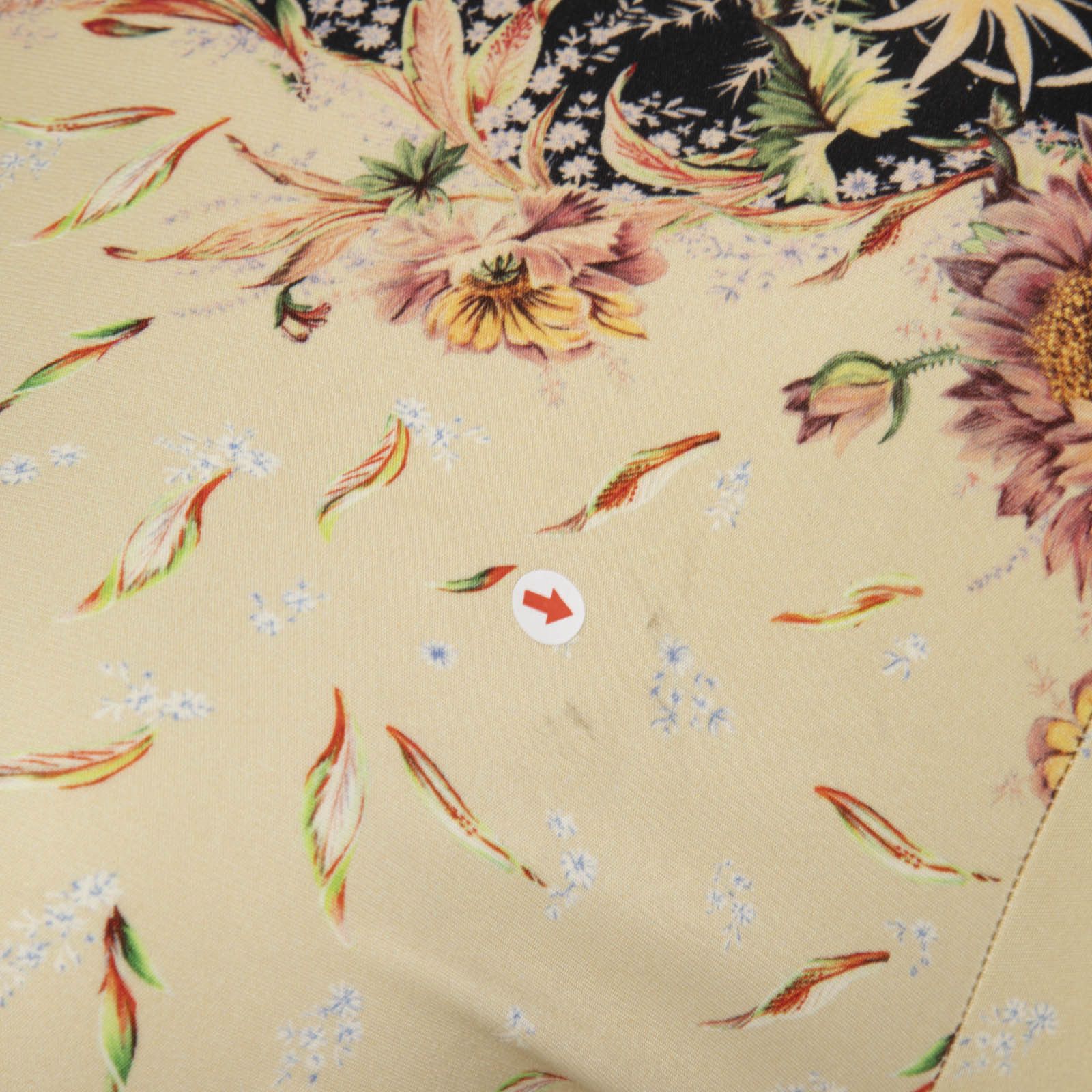 Paco Rabanne Floral Print Turtle Neck Top Size M / US 6-8 / IT 42-44 - 8 Thumbnail