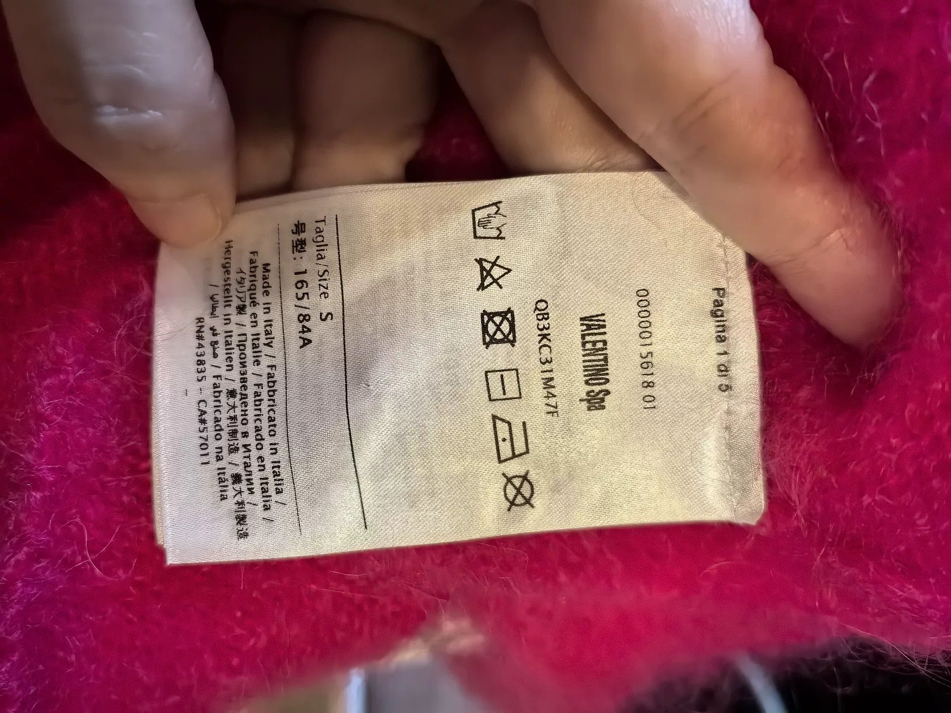 Valentino Valentino Pink Sweater Size S Size US S / EU 44-46 / 1 - 4 Thumbnail
