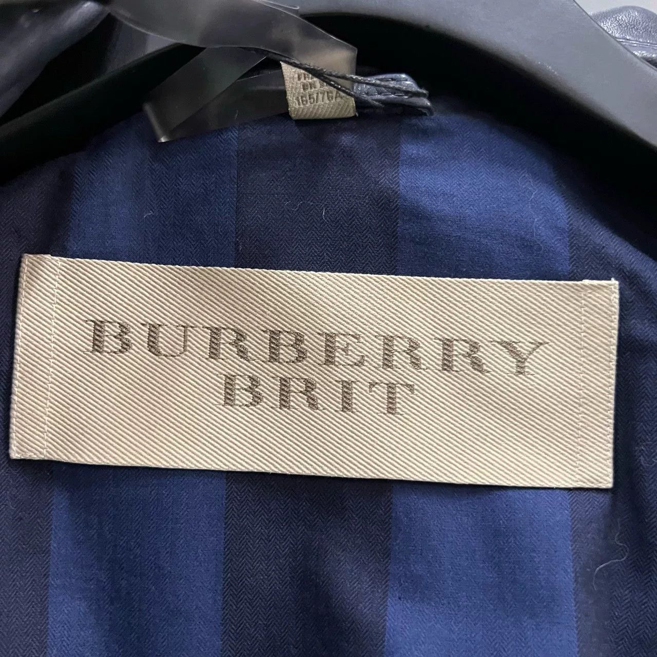 Burberry Burberry Navy Blue Full Leather Coat Size 34 Size US XS / EU 42 / 0 - 4 Thumbnail