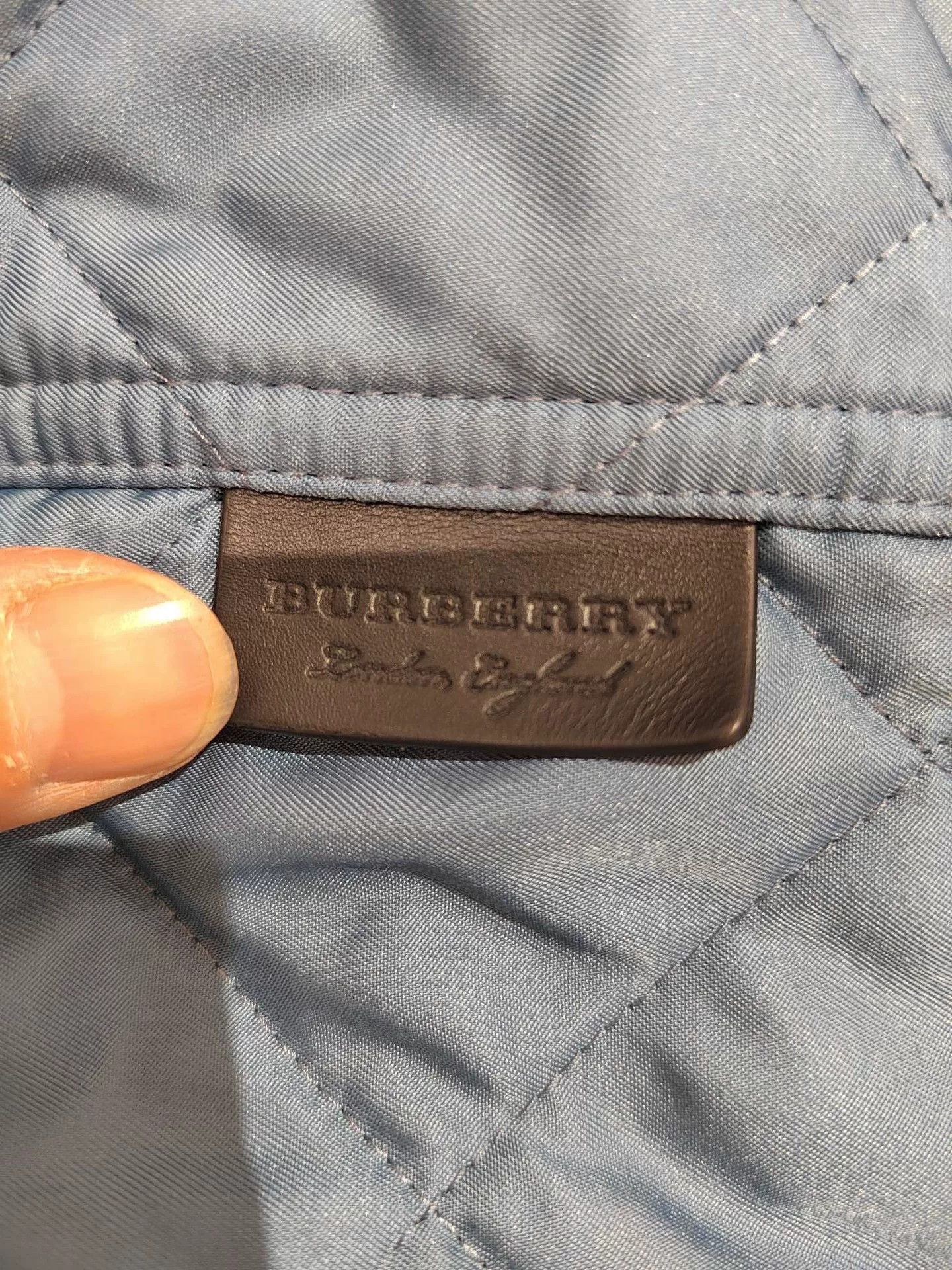 Burberry Burberry London Blue Cotton Coat Size US M / EU 48-50 / 2 - 6 Thumbnail