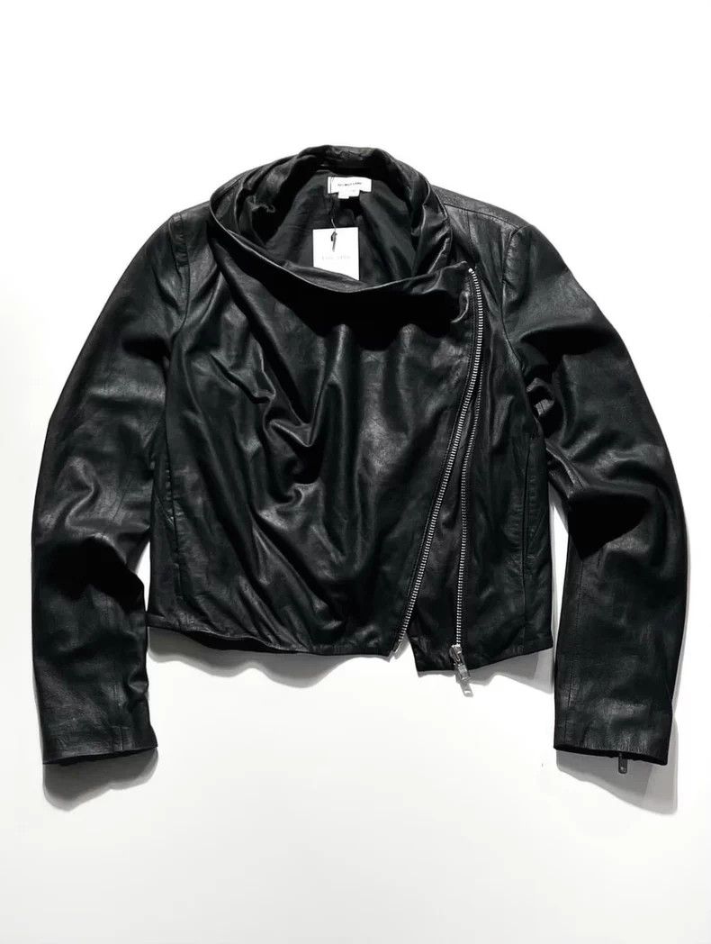 Helmut Lang Helmut Lang Lambskin Leather Biker Jacket Size US M / EU 48-50 / 2 - 2 Thumbnail