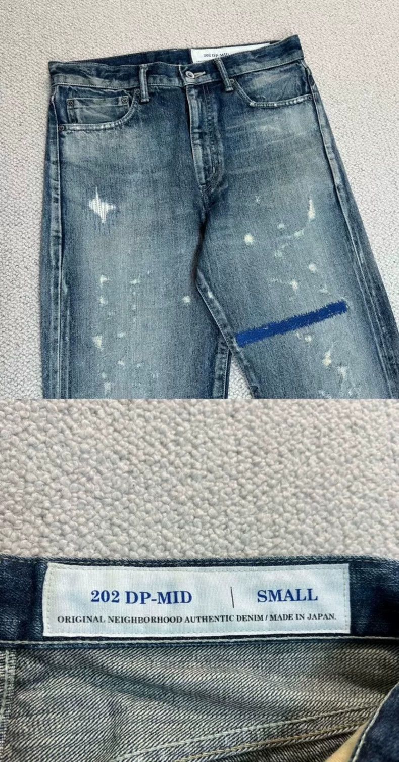 Neighborhood NEIGHBORHOOD Block Savage.DP Mid Denim Pants Size US 26 / EU 42 - 8 Thumbnail