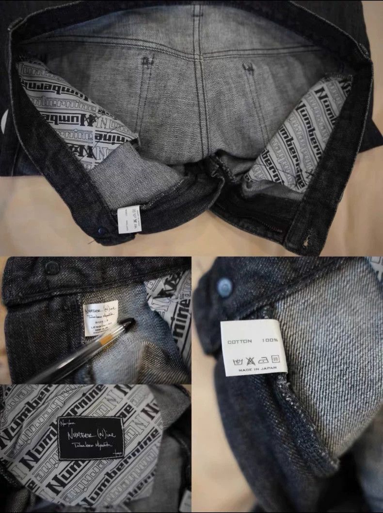 Number (N)ine Number (N)ine 04AW Peace Patch Jeans Size US 27 - 7 Thumbnail