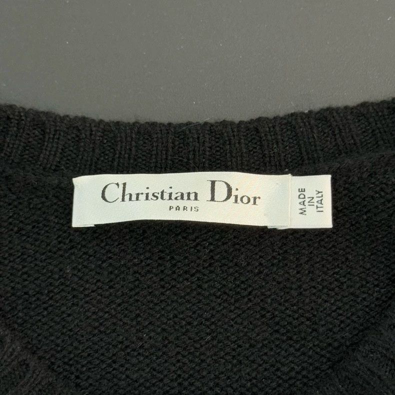Dior Dior Black Clover Goat Cashmere Sweater Size US S / EU 44-46 / 1 - 5 Thumbnail