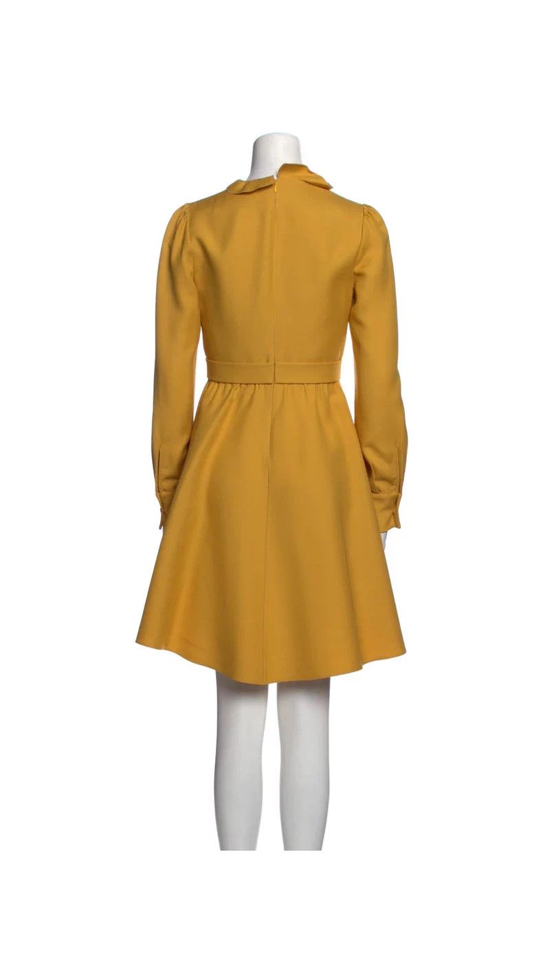 Valentino Valentino Yellow Long Sleeve Dress Size US S / EU 44-46 / 1 - 3 Thumbnail