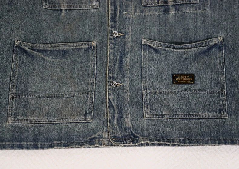 Neighborhood Neighborhood 18ss Savage Coverall Denim Jacket Size US XL / EU 56 / 4 - 4 Thumbnail