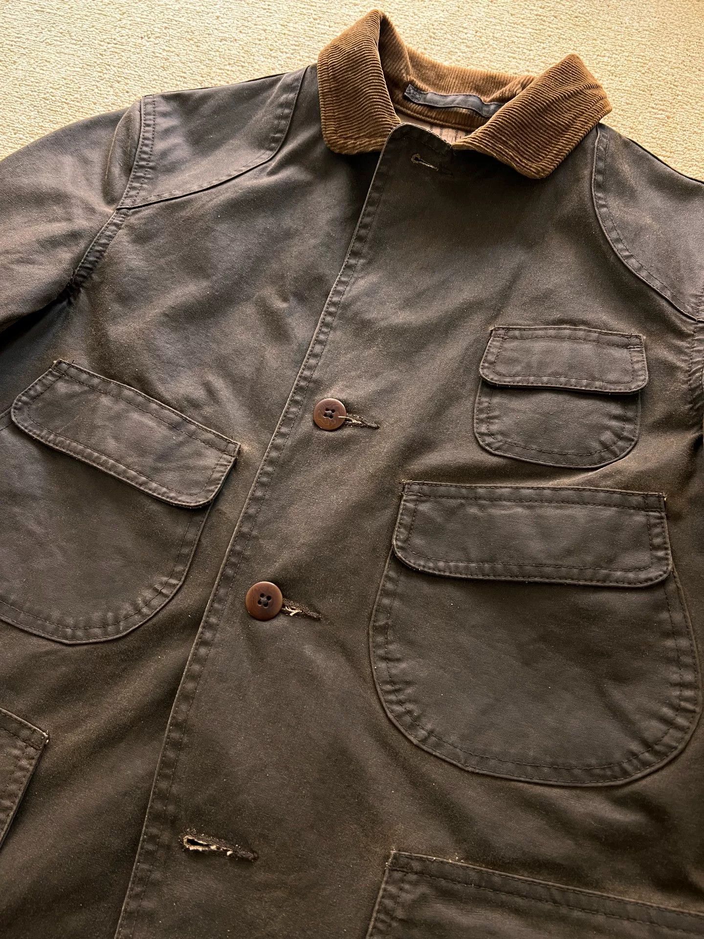 RRL Ralph Lauren RRL Double RL Waxed Cotton Jacket Size US S / EU 44-46 / 1 - 3 Thumbnail