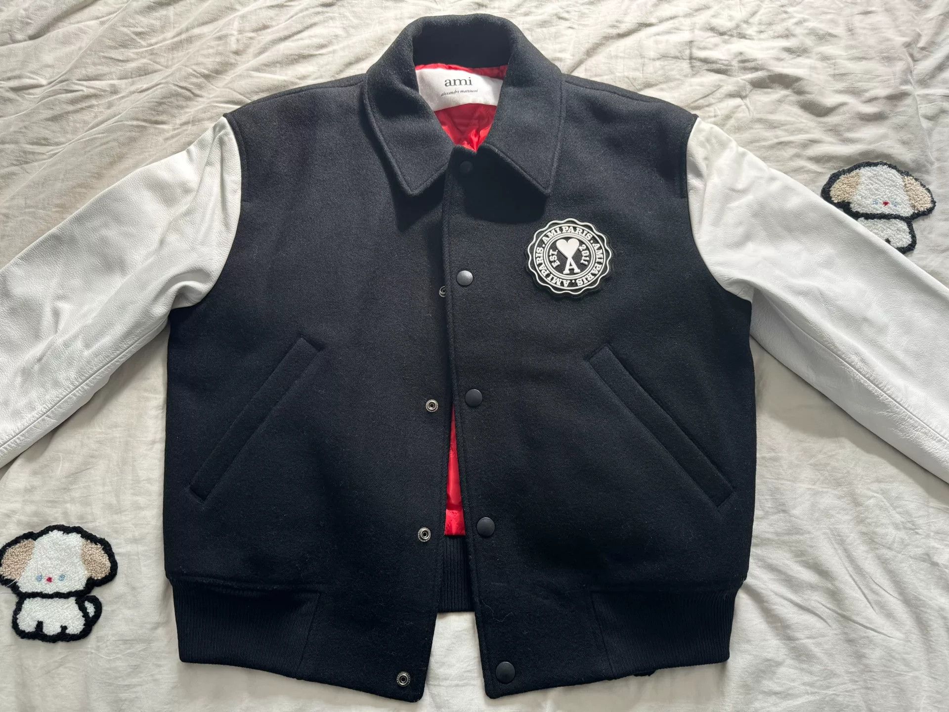AMI AMI PARIS FW22 Colorblock Logo Jacket Size US L / EU 52-54 / 3 - 3 Thumbnail