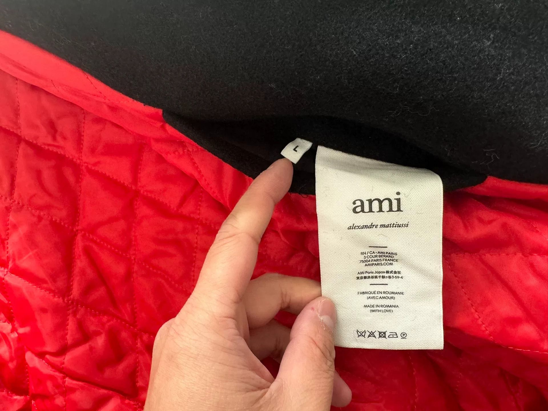 AMI AMI PARIS FW22 Colorblock Logo Jacket Size US L / EU 52-54 / 3 - 5 Thumbnail