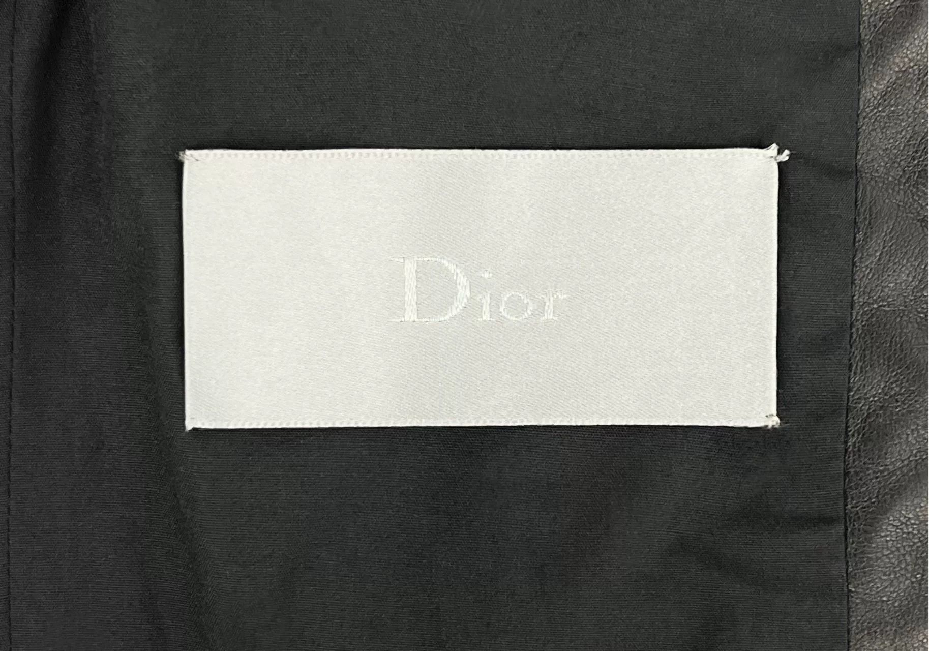 Dior dior black lambskin baseball jacket Size US L / EU 52-54 / 3 - 4 Thumbnail