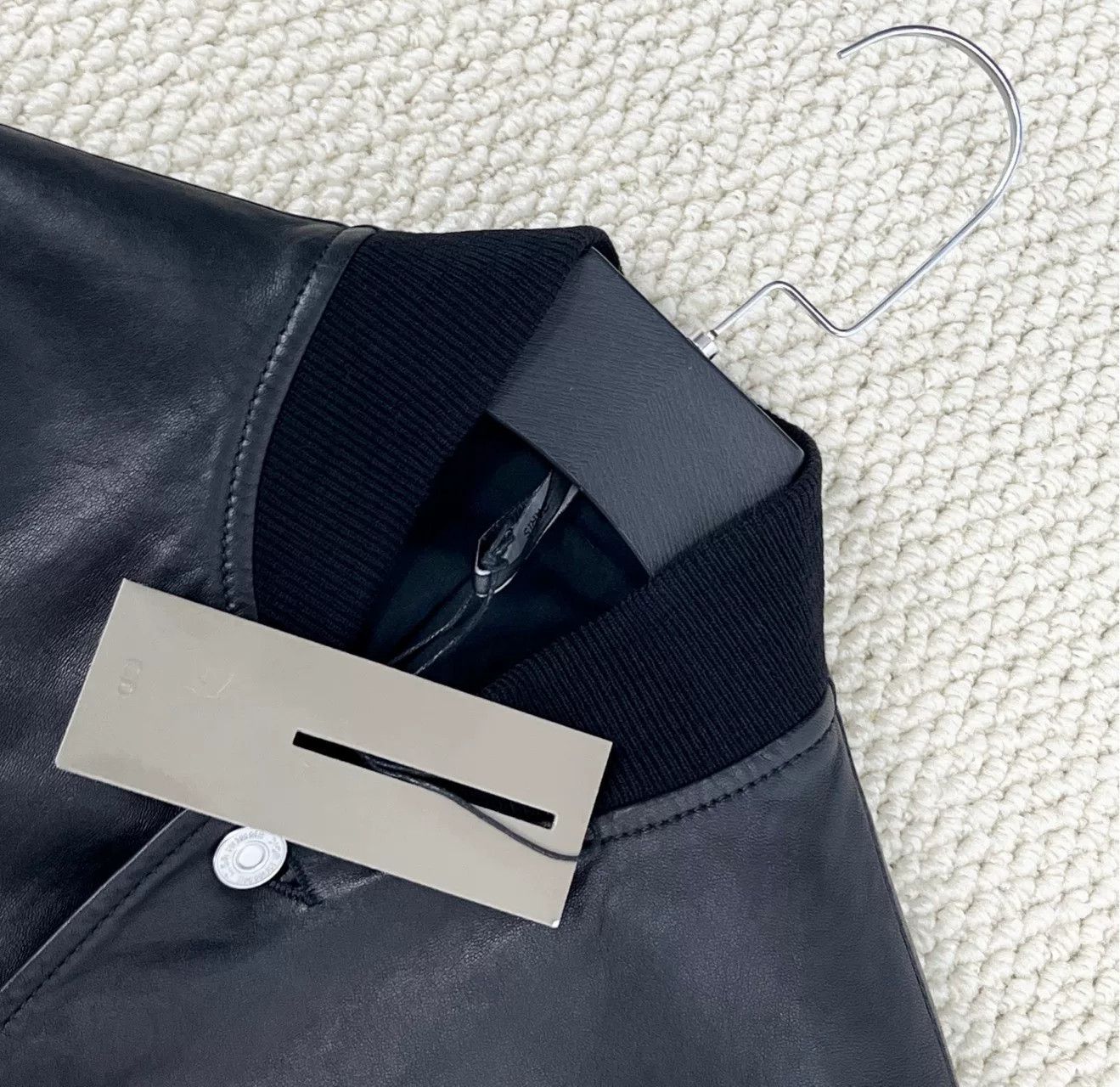 Dior dior black lambskin baseball jacket Size US L / EU 52-54 / 3 - 3 Thumbnail