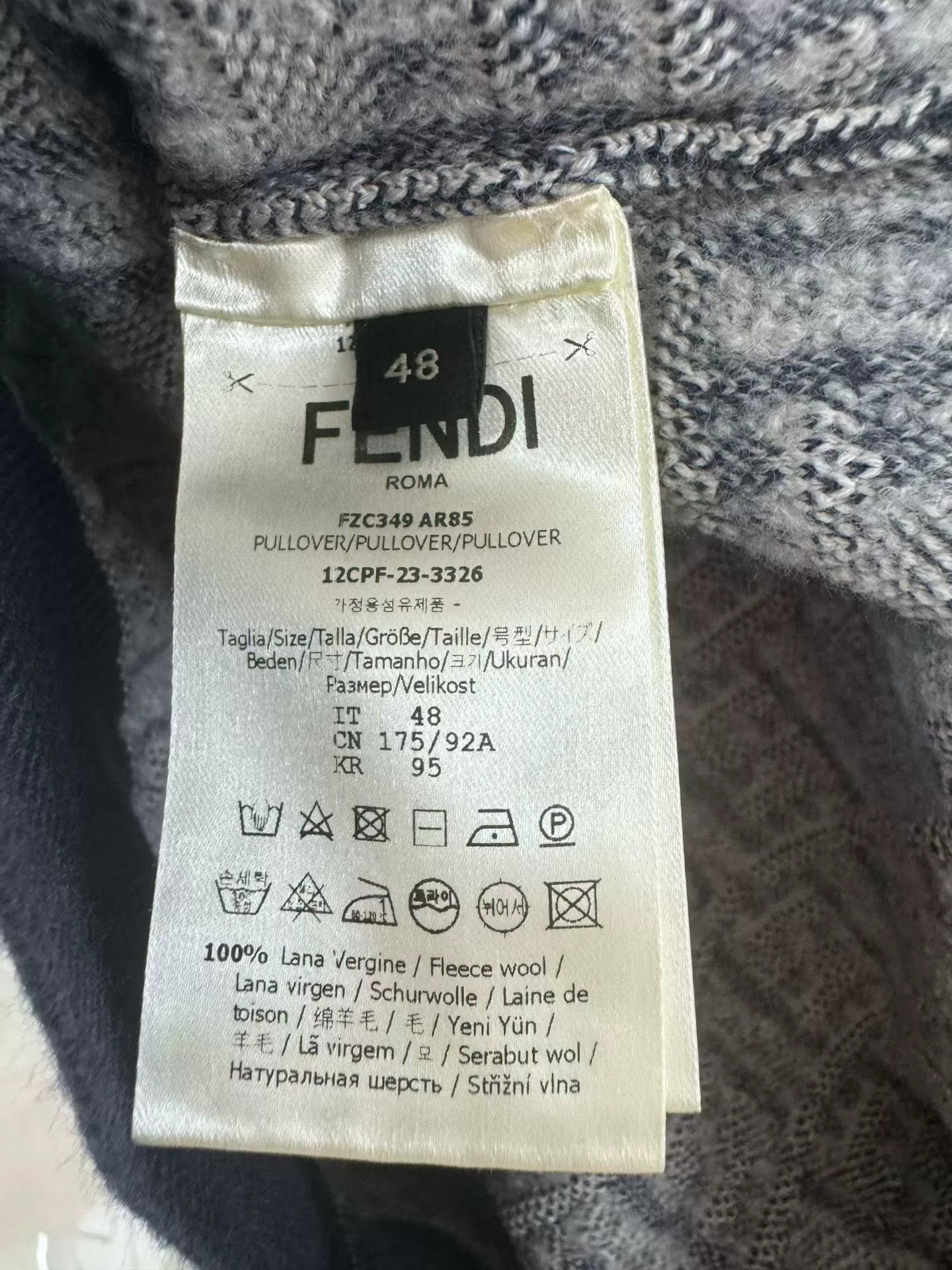 fendi logo short sleeve polo shirt