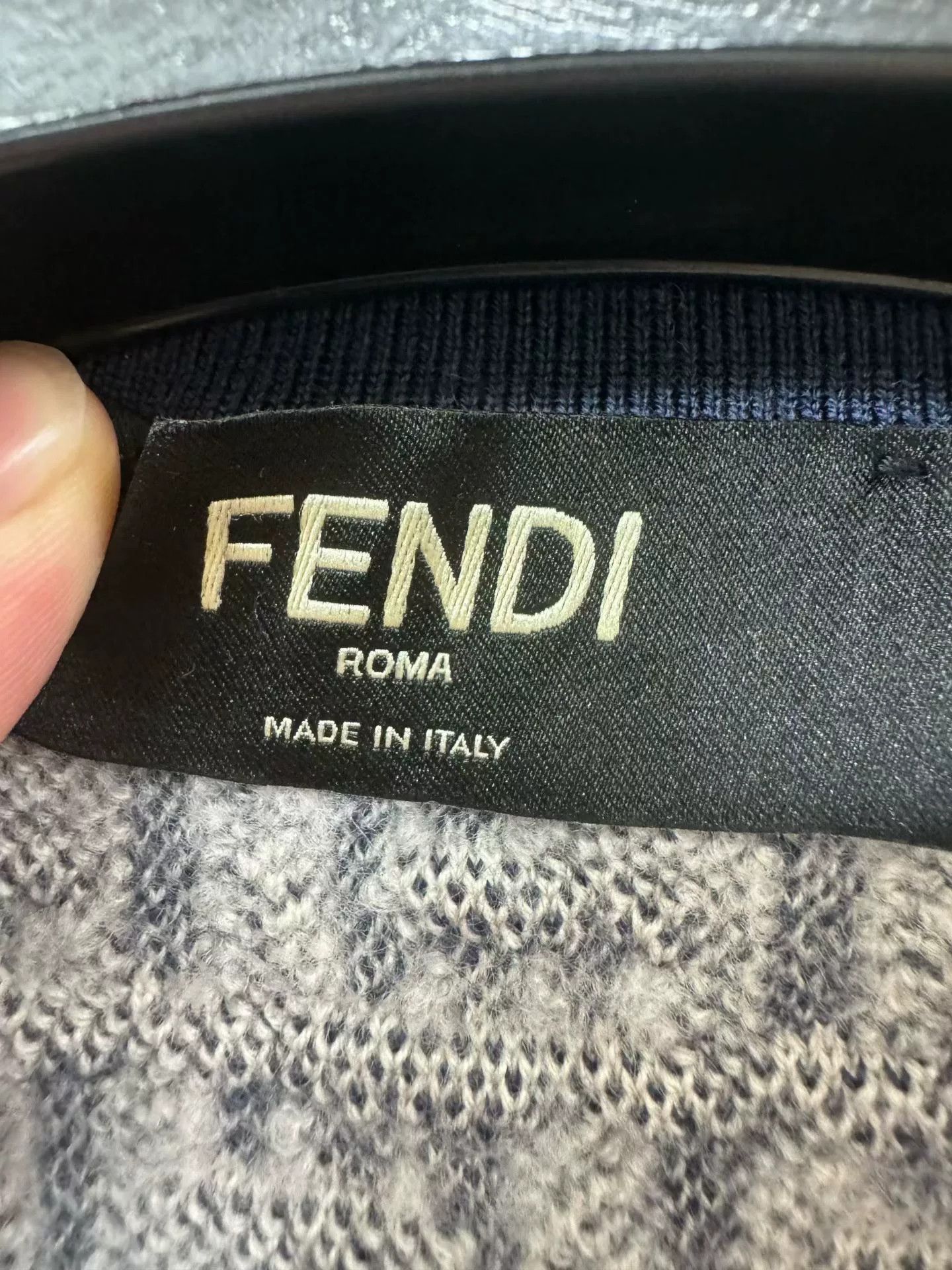 fendi logo short sleeve polo shirt