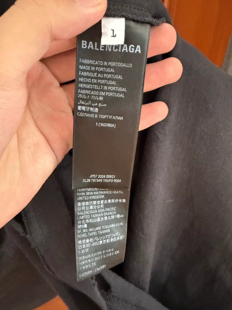 Balenciaga Balenciaga New Sanskrit Distressed Short Sleeve Size US XXL / EU 58 / 5 - 4 Thumbnail