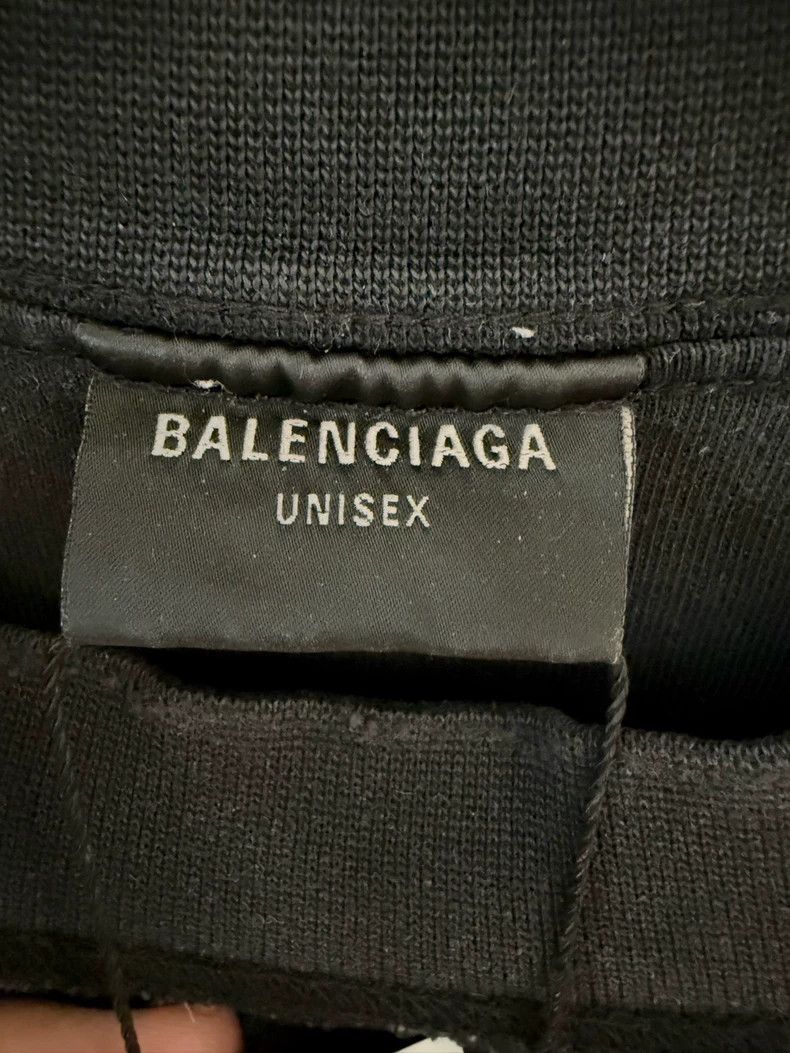 Balenciaga Balenciaga 2025 Distressed Fringe Logo Tee Size US M / EU 48-50 / 2 - 3 Thumbnail