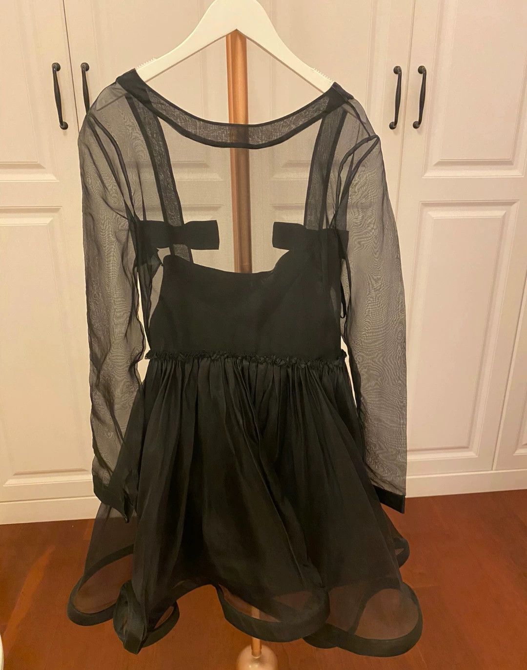 Valentino Valentino Black Chiffon Dress Size US S / EU 44-46 / 1 - 2 Thumbnail