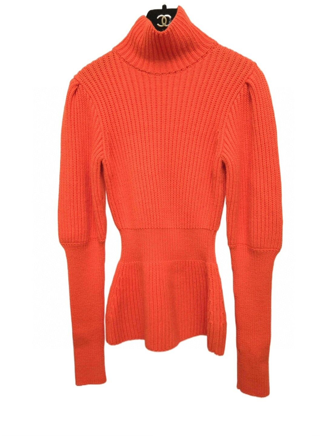 Dior dior orange high-neck wool sweater Size US S / EU 44-46 / 1 - 2 Thumbnail
