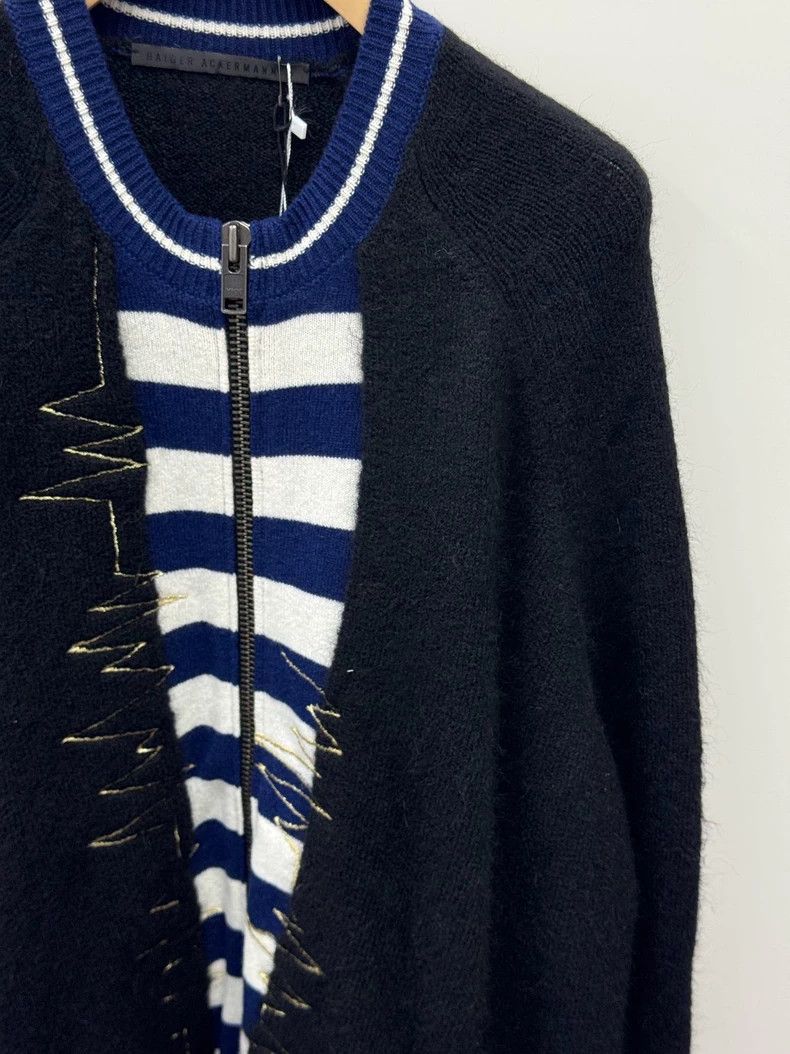 Haider Ackermann HAIDER ACKERMANN Colorblock Sweater Coat Size US S / EU 44-46 / 1 - 2 Thumbnail