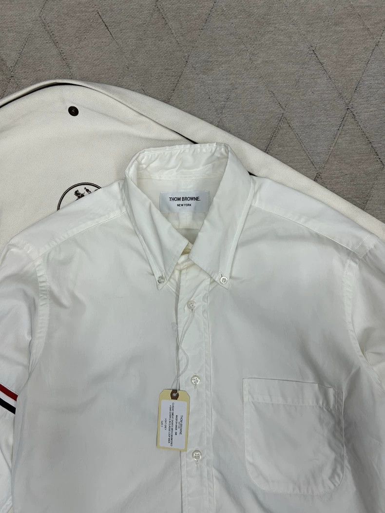 Thom Browne Thom Browne 24SS Ribbon White Shirt Size US S / EU 44-46 / 1 - 2 Thumbnail