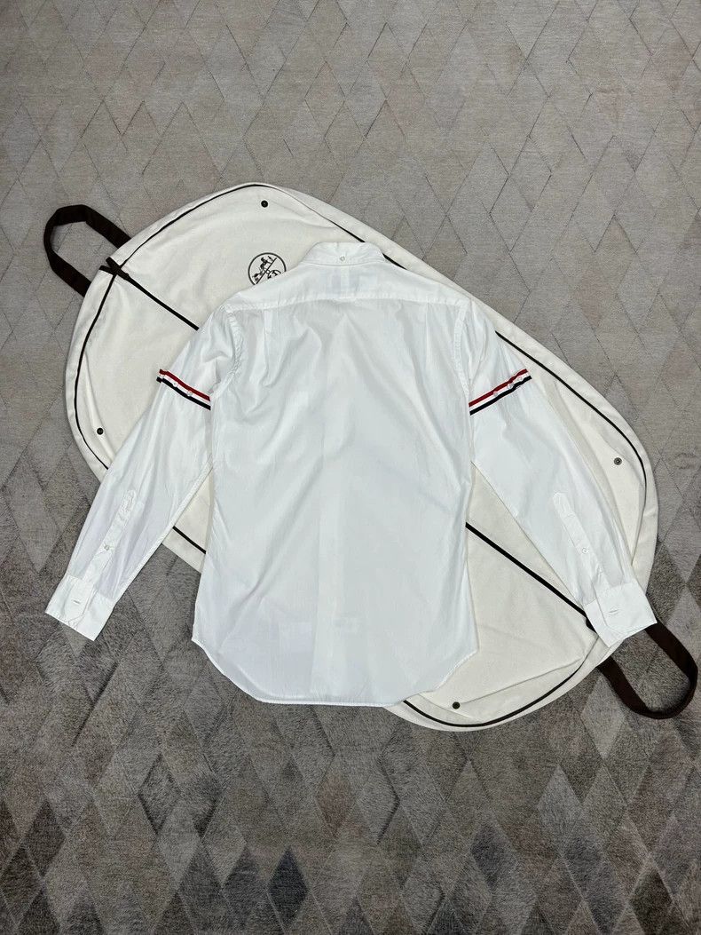 Thom Browne Thom Browne 24SS Ribbon White Shirt Size US S / EU 44-46 / 1 - 4 Thumbnail
