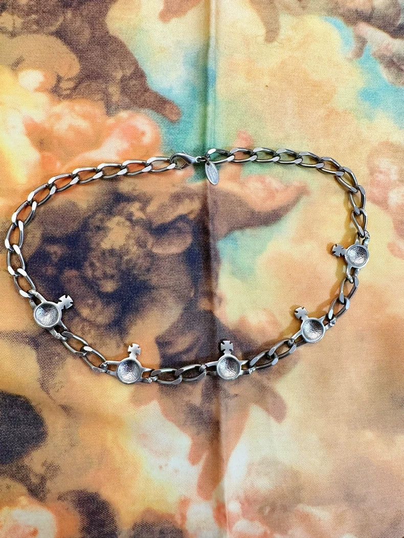 Vivienne Westwood Vivienne Westwood 90s Vintage Saturn Choker Size ONE SIZE - 2 Thumbnail