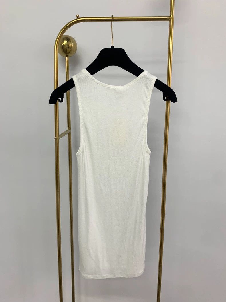 The Row The Row White Tank Top S Size US S / EU 44-46 / 1 - 2 Thumbnail