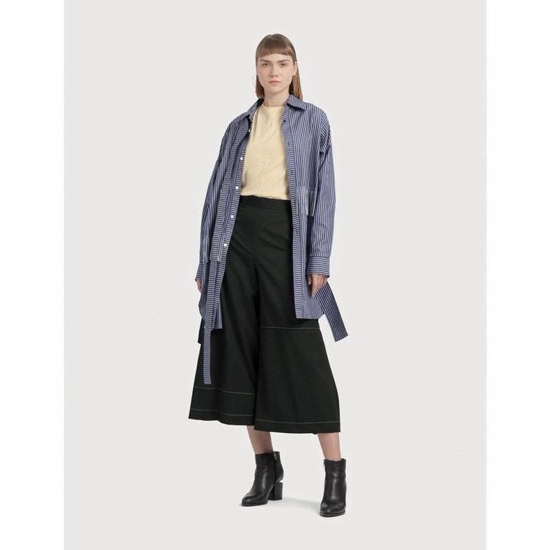 Loewe LOEWE Wool Blend Wide-Leg Skort Size US 36 / EU 52 - 5 Thumbnail