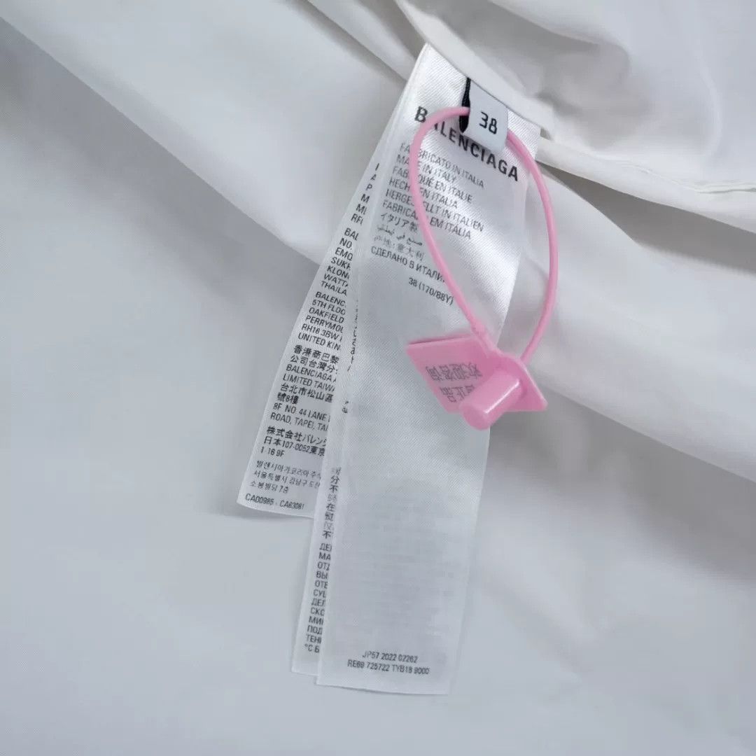 Balenciaga Balenciaga White Ink Letter Shirt Size US M / EU 48-50 / 2 - 7 Thumbnail