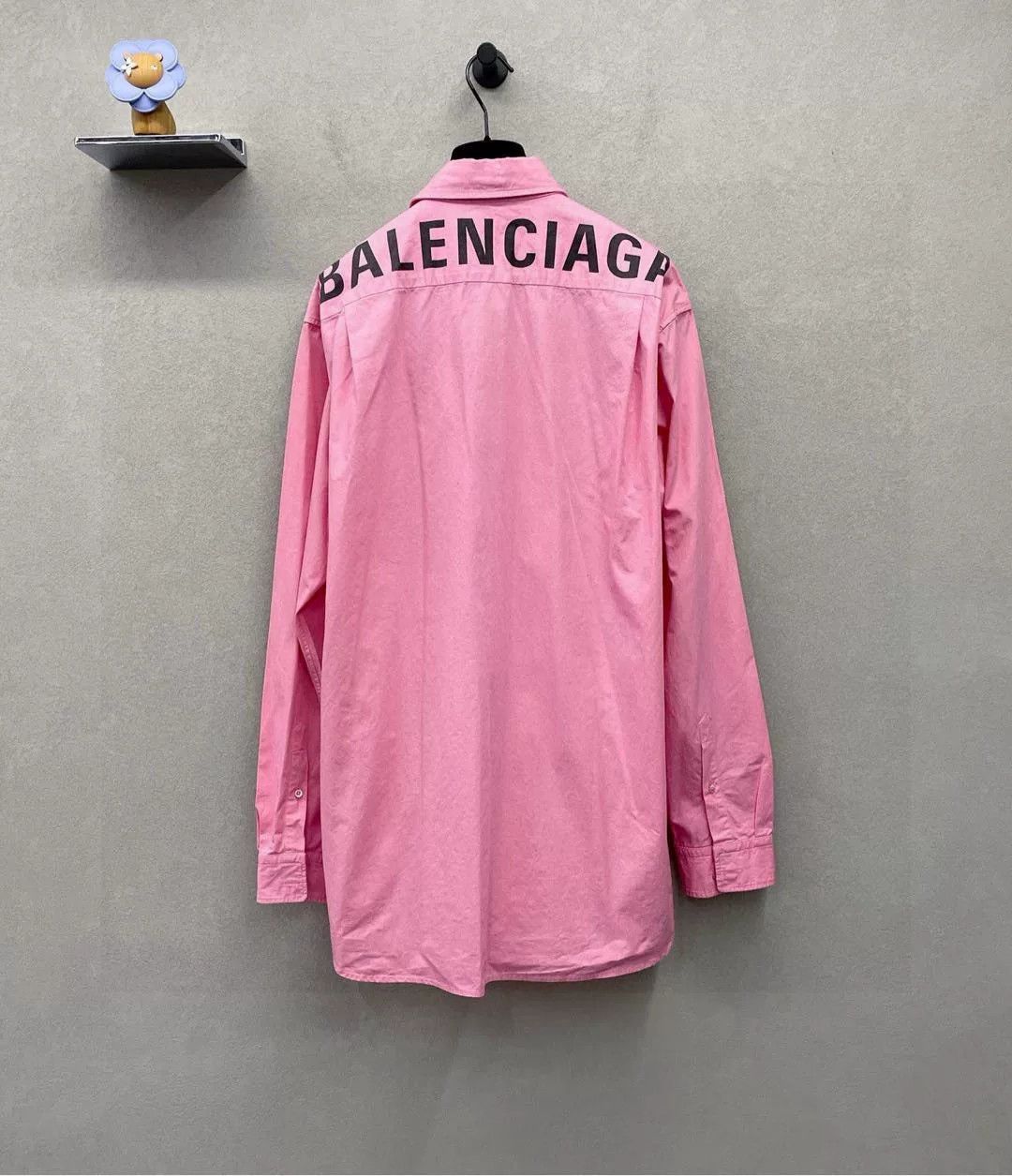 Balenciaga Balenciaga Pink Back Letter Shirt Size US S / EU 44-46 / 1 - 2 Thumbnail