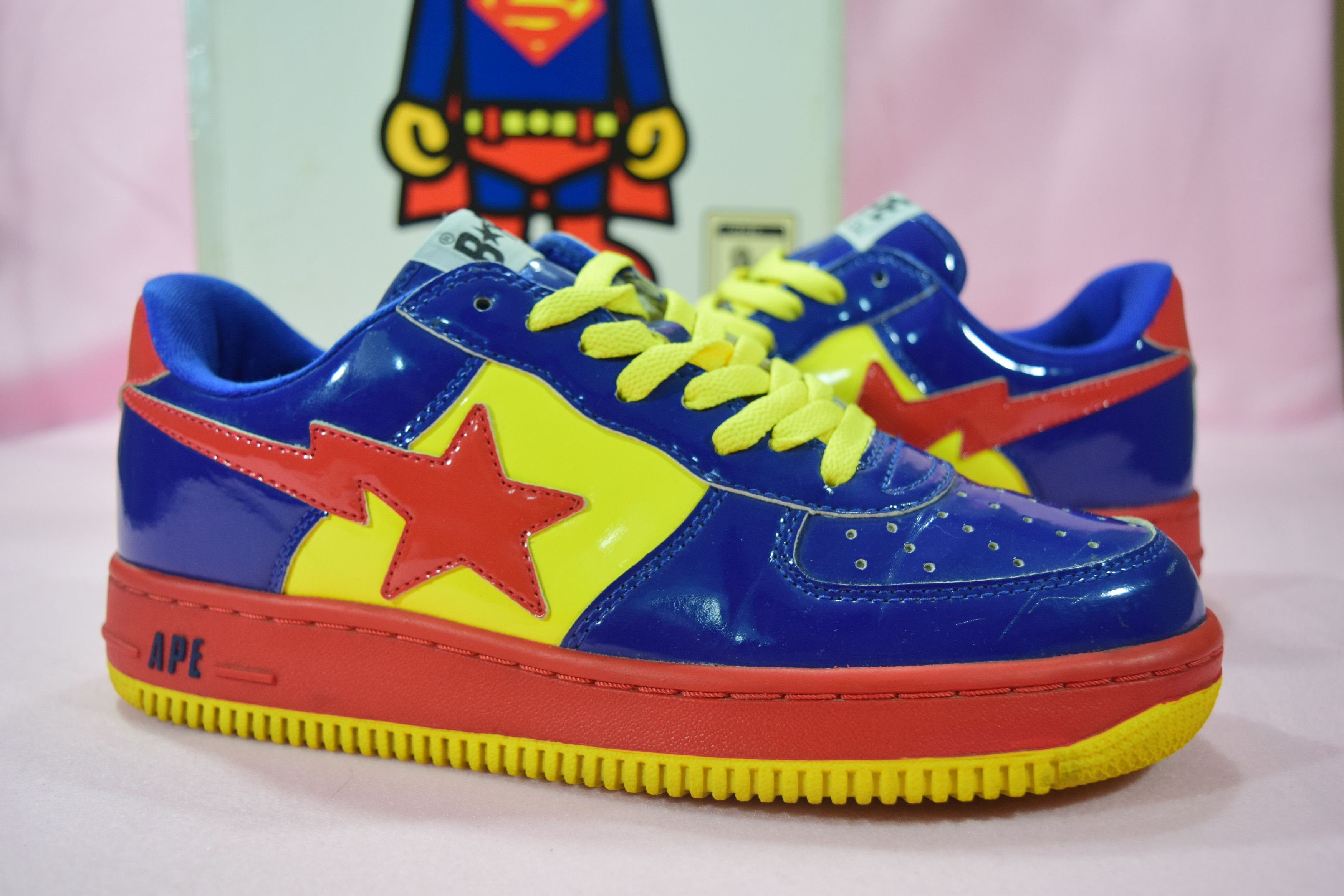 A BATHING APE×DC COMICS SUPERMAN A Bathing Ape Bape Sta Low DC Comics Superman - DC2 - US
