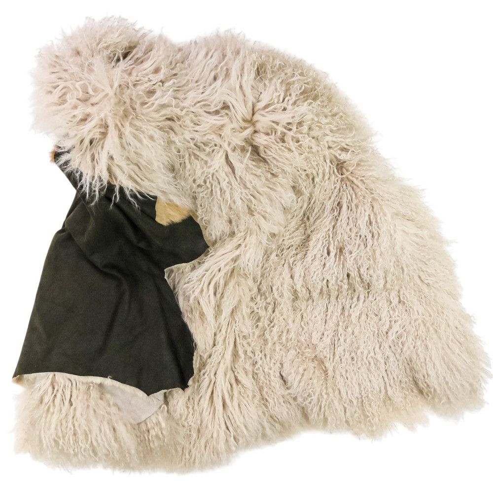 Other Other IF SIX WAS NINE BRONDY Lamb Fur Kangaroo Leather 2way Vest Jacket Leather Outerwear DUTY FREE for USA Size ONE SIZE - 7 Thumbnail