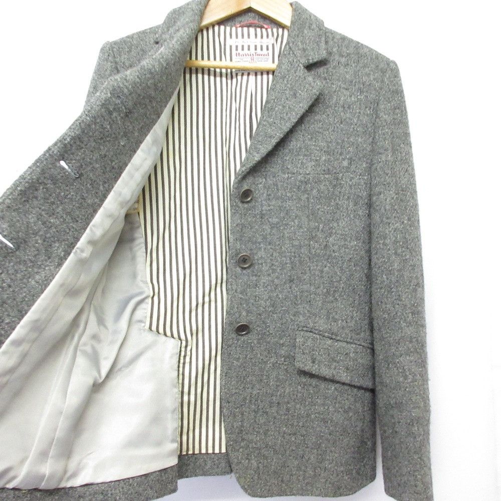 Paul Smith Paul Smith Paul Smith Harris Tweed Tailored Jacket Natural Material Outerwear DUTY FREE for USA Size ONE SIZE - 3 Thumbnail