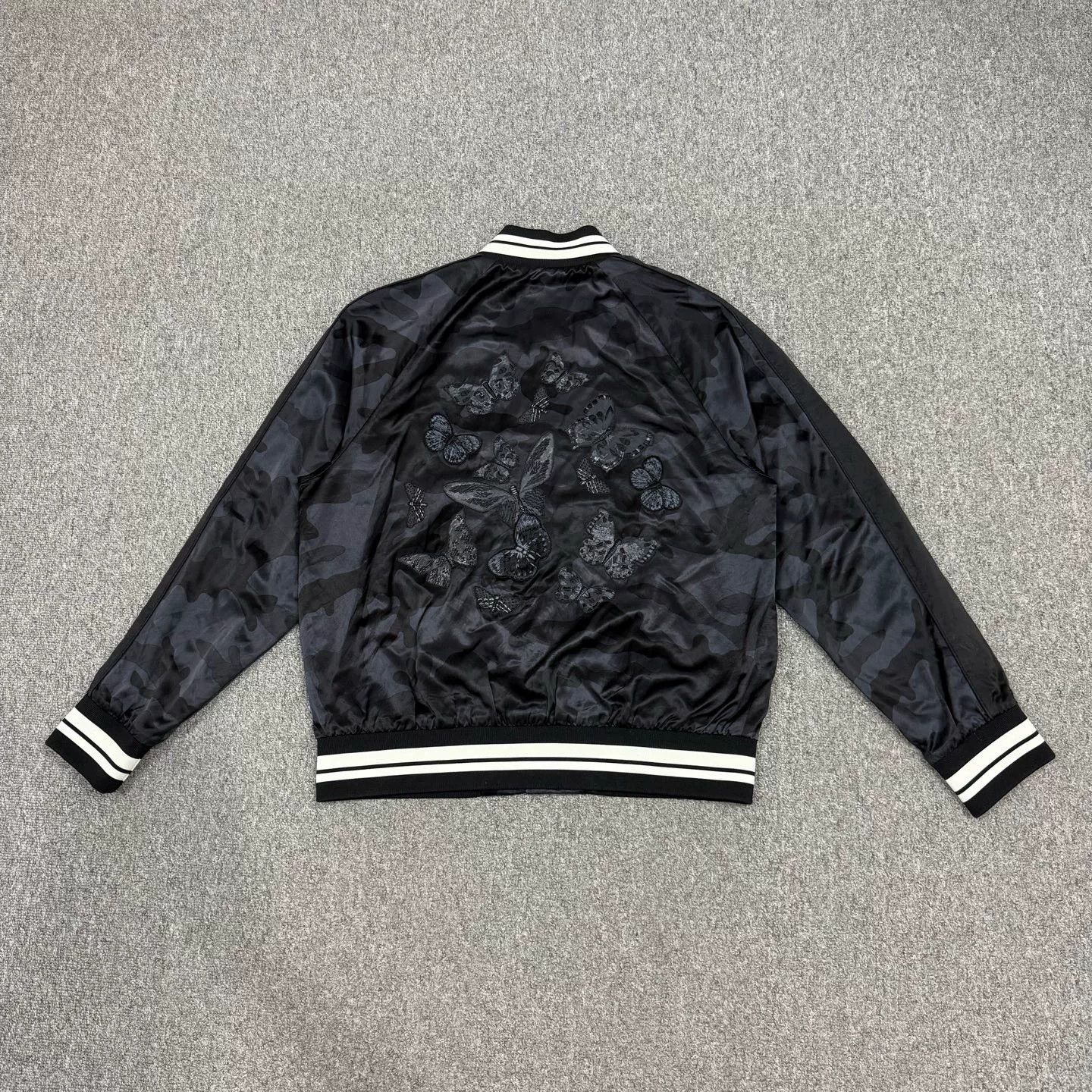 Valentino Valentino Embroidered Butterfly Bomber Jacket Size US XL / EU 56 / 4 - 2 Thumbnail