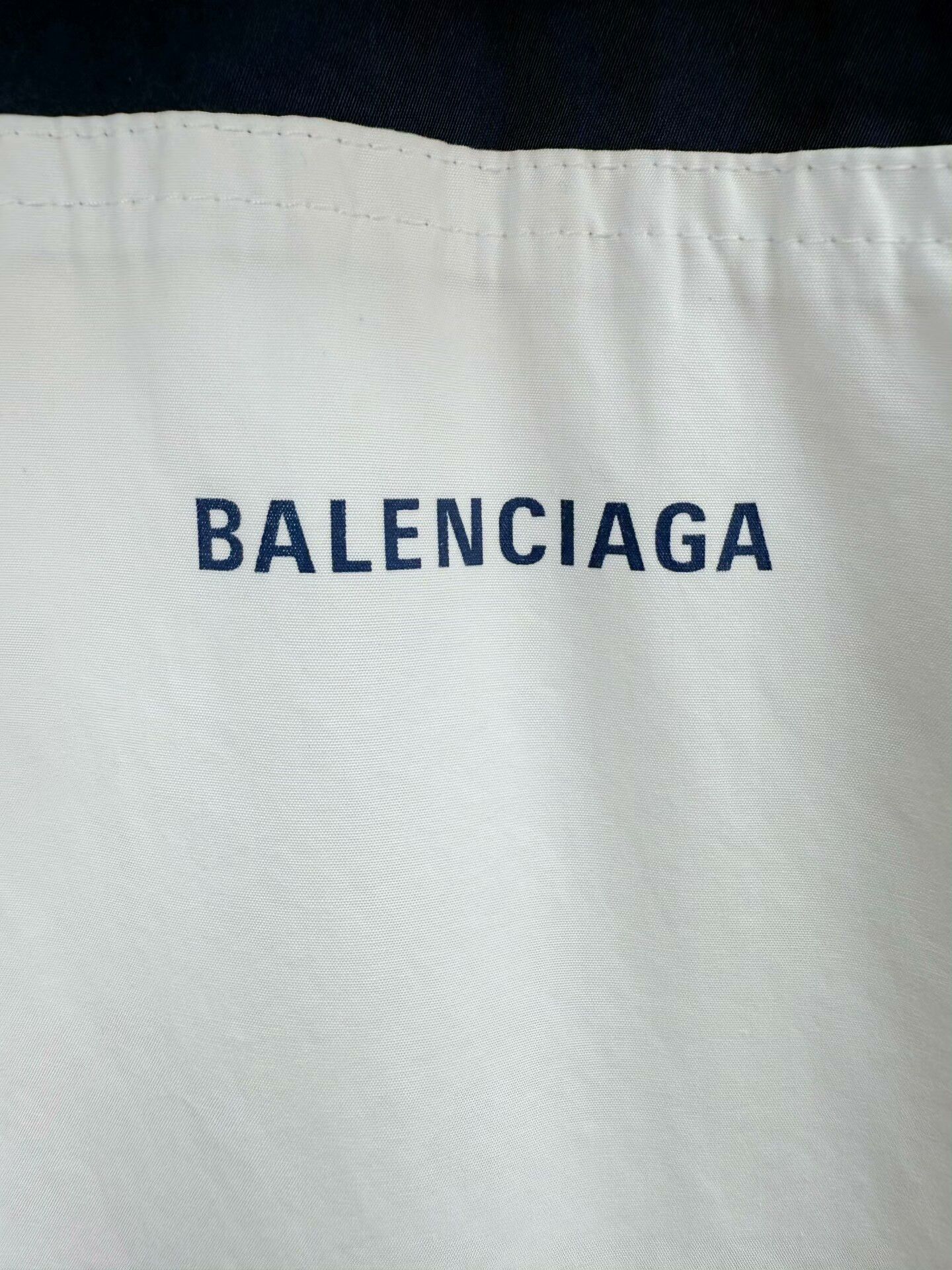 Balenciaga Balenciaga Blue White Windbreaker Jacket Size US L / EU 52-54 / 3 - 4 Thumbnail