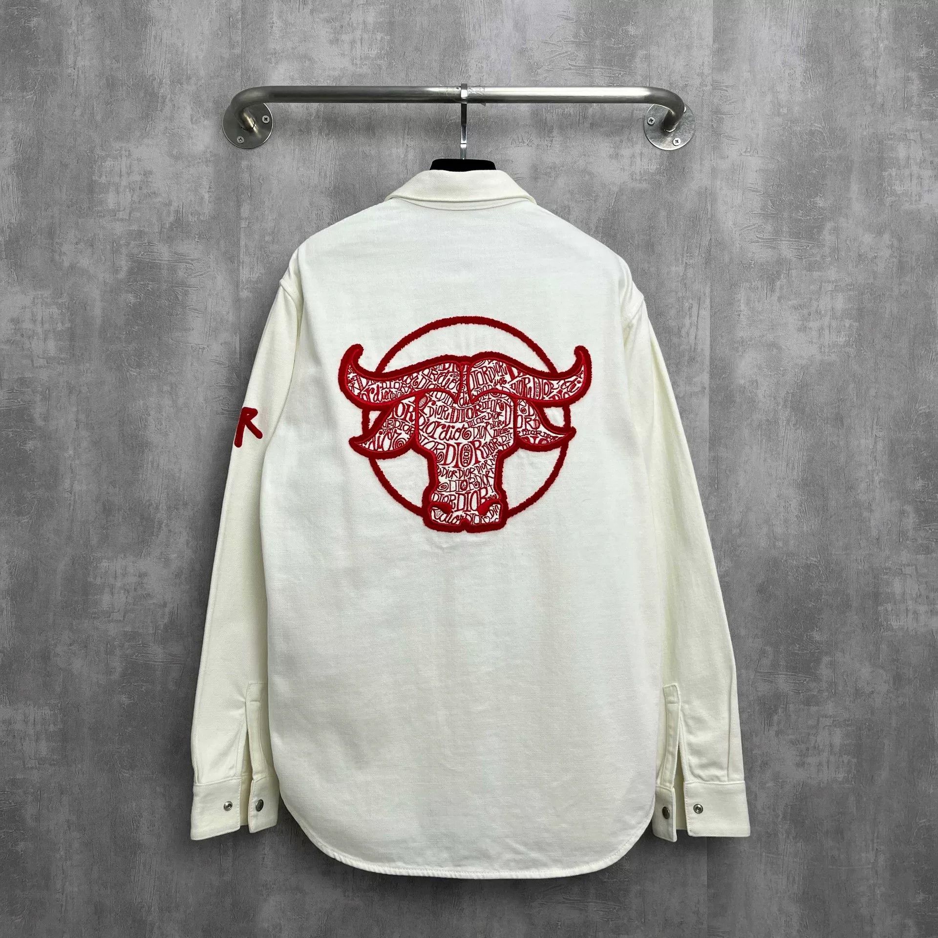 Dior Dior x Stussy Ox Year Denim Jacket Size US L / EU 52-54 / 3 - 3 Thumbnail