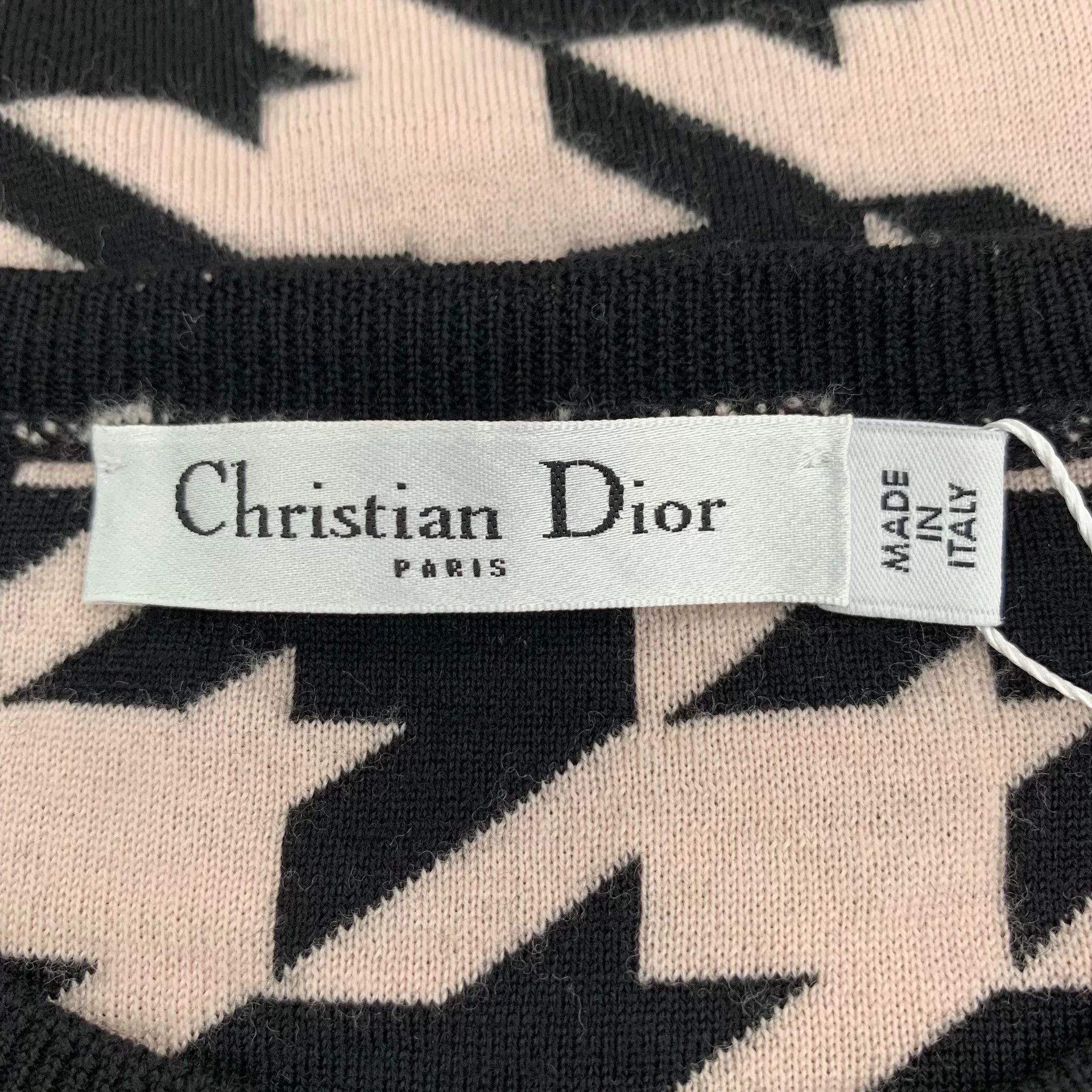 Dior Christian Dior Houndstooth Cotton T-shirt Size US M / EU 48-50 / 2 - 5 Thumbnail