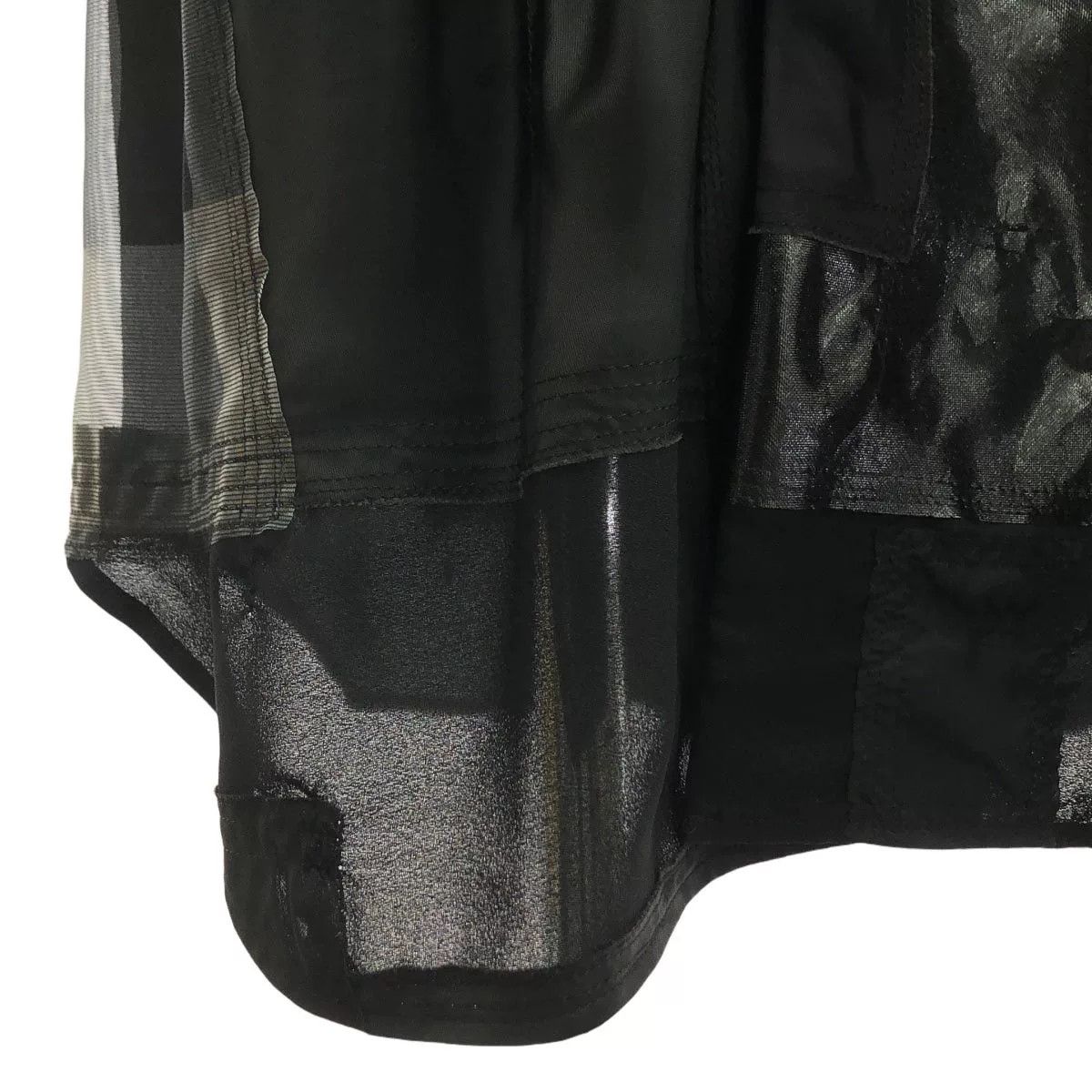 Junya Watanabe sheer patchwork shirt dress by junya watanabe Size US M / EU 48-50 / 2 - 3 Thumbnail