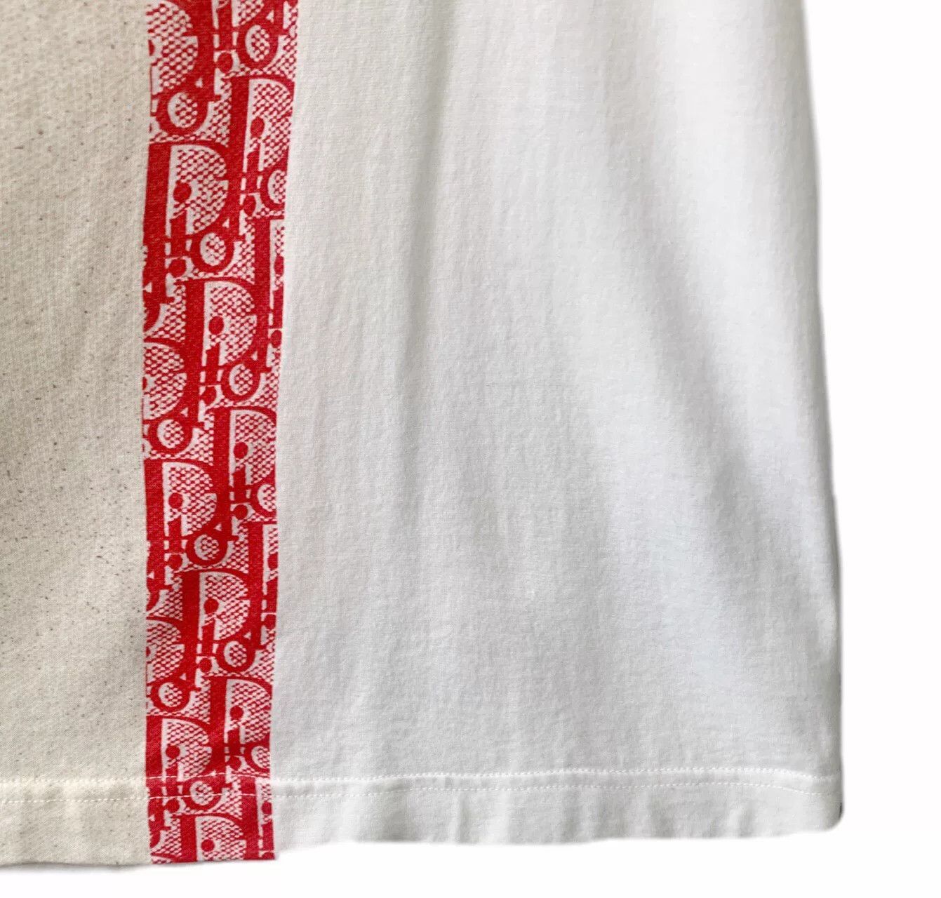 Dior white logo embroidered cotton t-shirt for men Size US XS / EU 42 / 0 - 5 Thumbnail