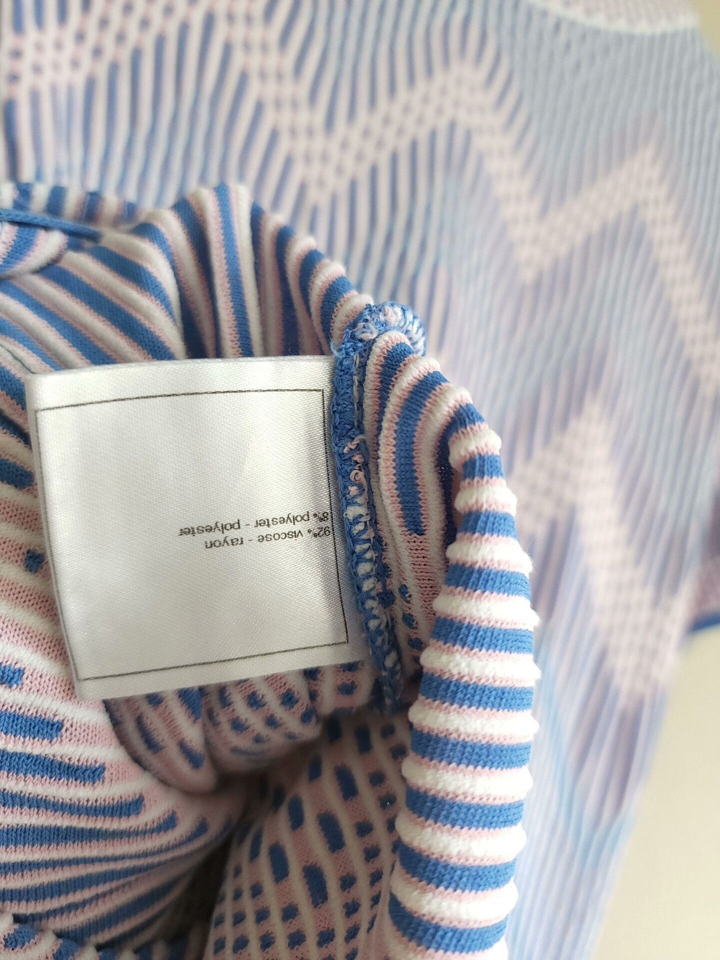 Chanel chanel blue and white striped knit top Size US S / EU 44-46 / 1 - 5 Thumbnail
