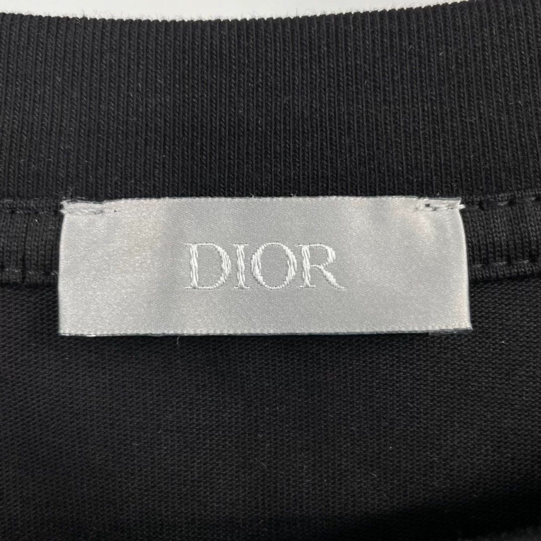 Dior dior floral embroidered short sleeve t-shirt Size US XL / EU 56 / 4 - 4 Thumbnail