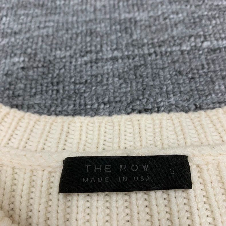 The Row The Row White Wool Knit Sweater Size US S / EU 44-46 / 1 - 3 Thumbnail