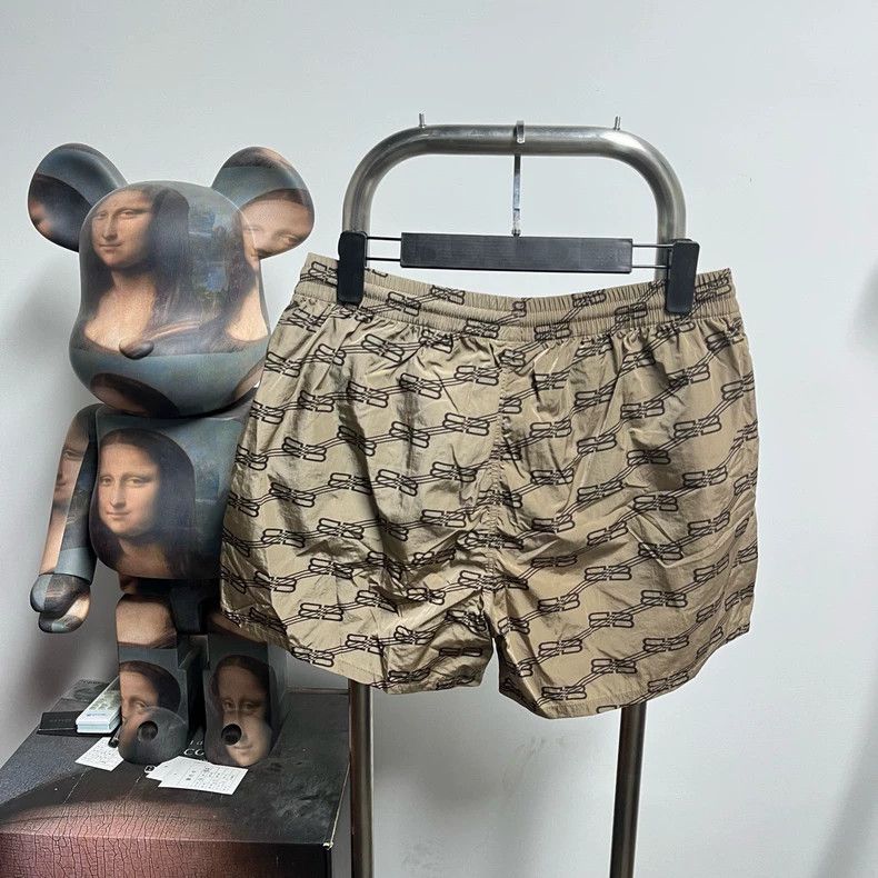 Balenciaga Balenciaga Double B Print Shorts Size US 35 - 2 Thumbnail
