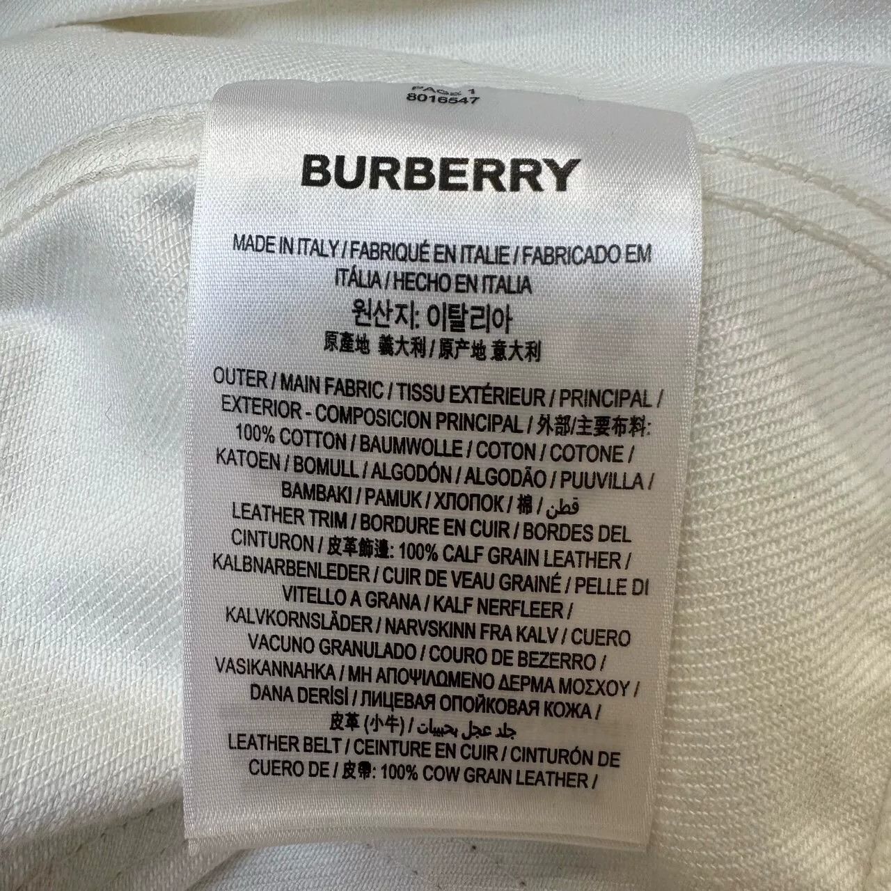 Burberry Burberry White Denim Jacket XS Size US XS / EU 42 / 0 - 6 Thumbnail
