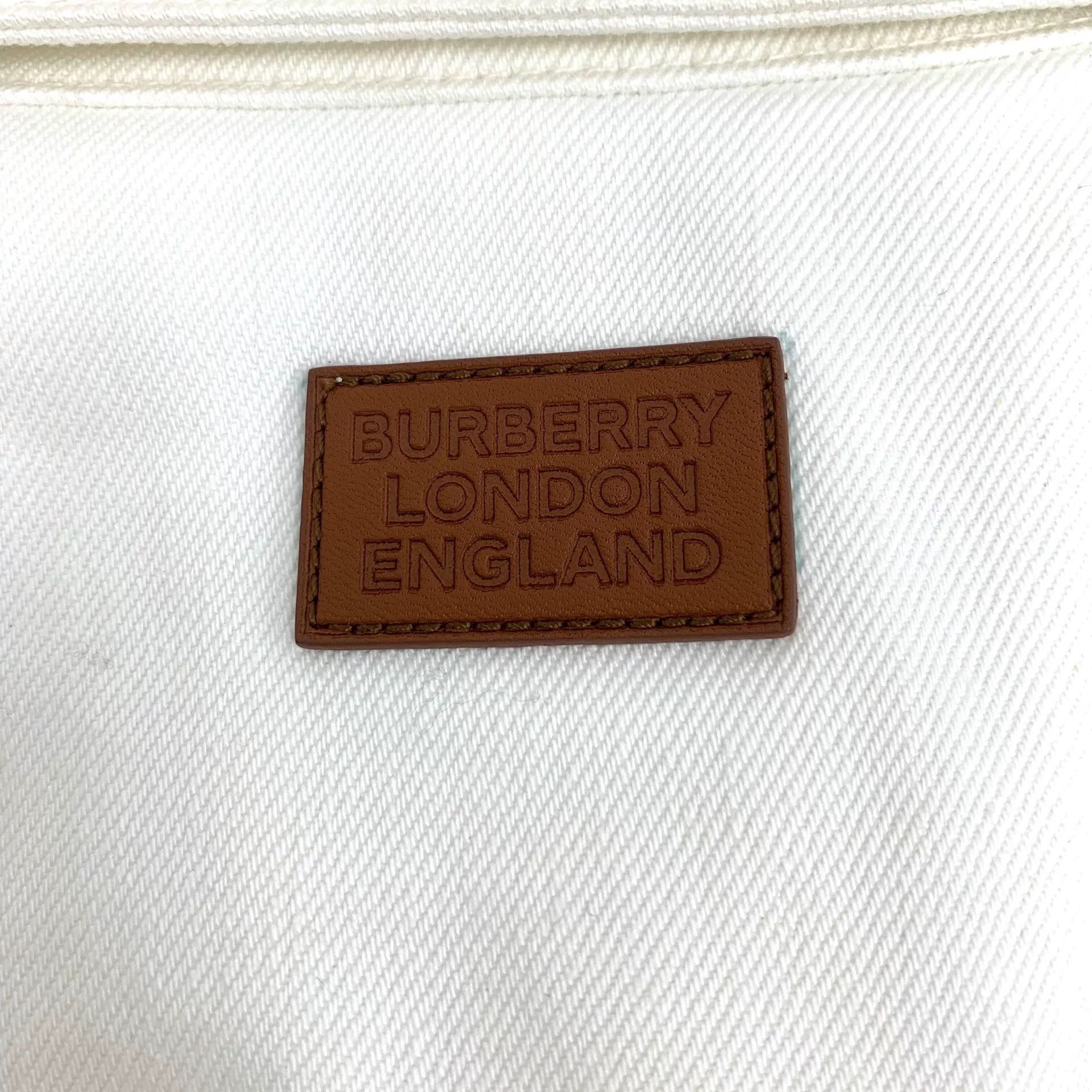 Burberry Burberry White Denim Jacket XS Size US XS / EU 42 / 0 - 8 Thumbnail