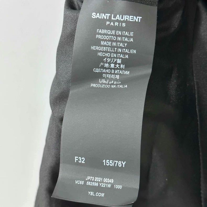 Saint Laurent Paris Saint Laurent Paris Black Blazer Size US XS / EU 42 / 0 - 5 Thumbnail