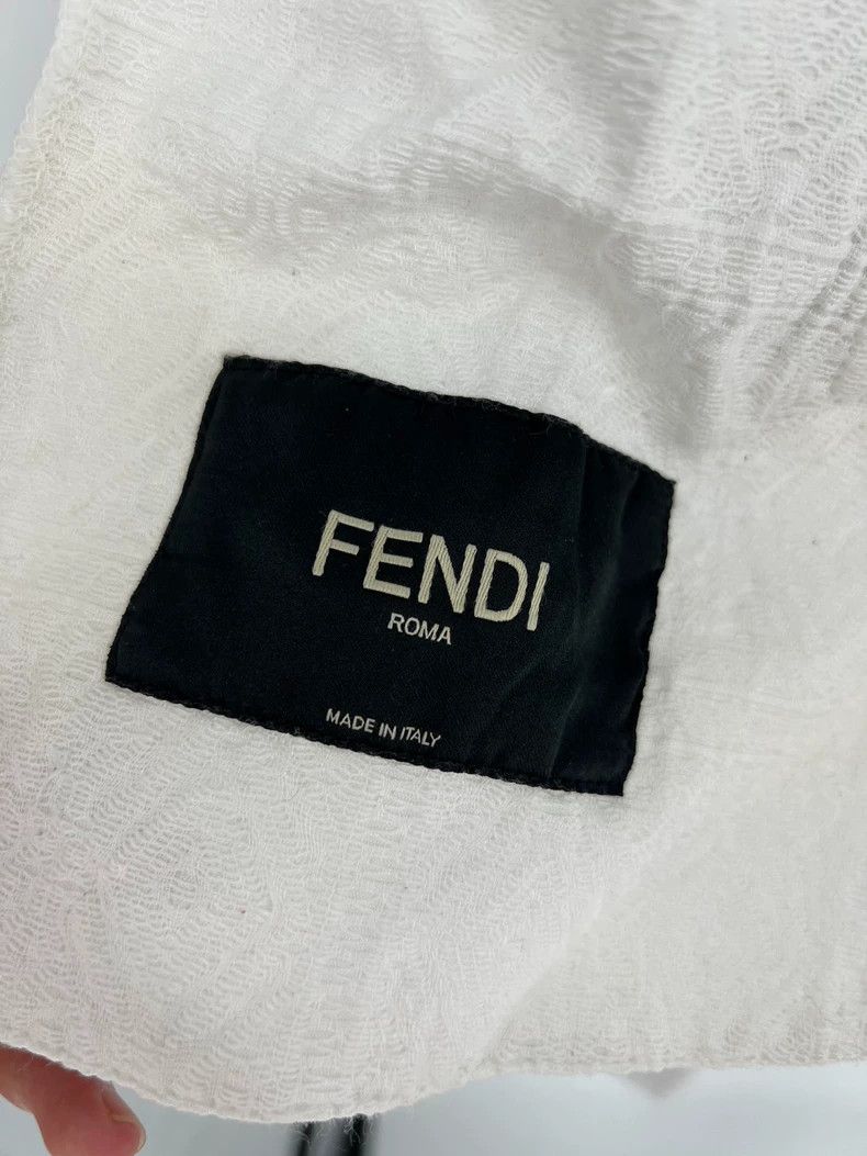 Fendi FENDI Embroidered Relief Coat Size US XL / EU 56 / 4 - 9 Thumbnail